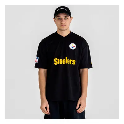 Pánské tričko New Era Wordmark Oversized NFL Pittsburgh Steelers