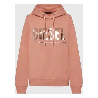 Diesel Sweatshirt - FANGHOODLOGO SWEATSHIRT pink