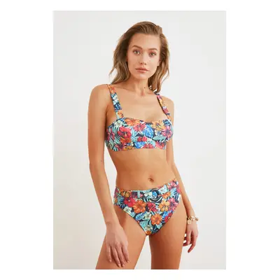 Bikiny spodní díl Trendyol Floral patterned