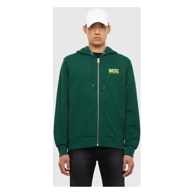 Diesel Sweatshirt - SGIRKHOODZIPLOGO dark green