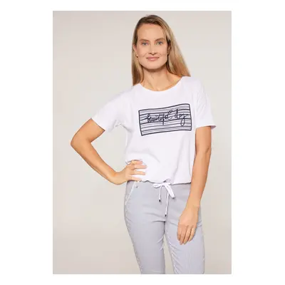 MONNARI Woman's T-Shirts T-Shirt With Decorative Panel