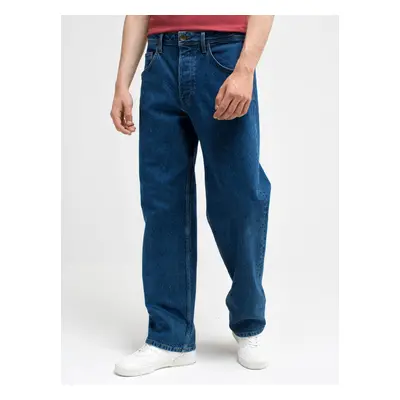 Big Star Man's Loose Trousers Denim Dark Denim-500