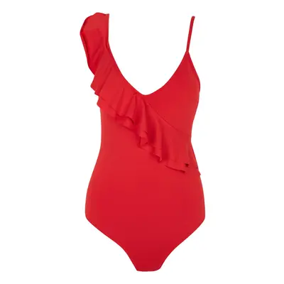 DEFACTO Strappy Frill Detail Swimsuit