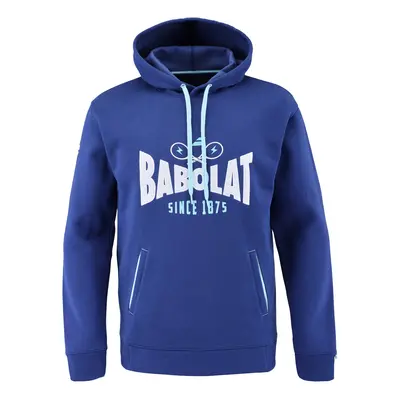 Pánská mikina Babolat Exercise Hood Sweat Men Estate Blue