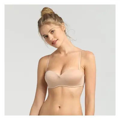 Tělová dámská podprsenka bez kostic Dim WIREFREE STRAPLESS BRA