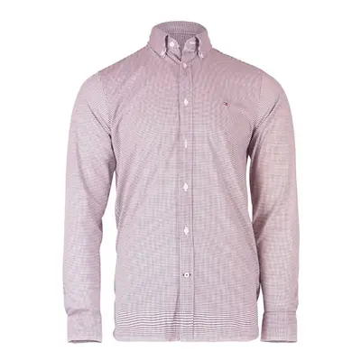 Tommy Hilfiger Shirt - SLIM FLEX WEAVE SHIRT burgundy