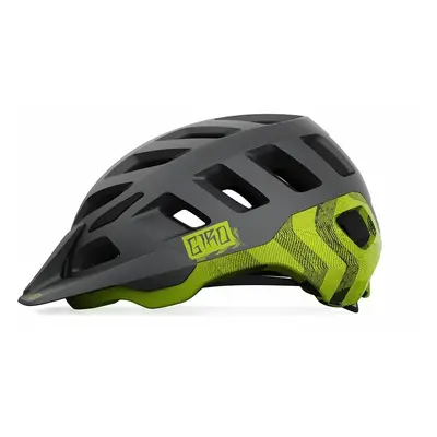 Cyklistická helma Giro Radix Mat Metalic Black/Lime