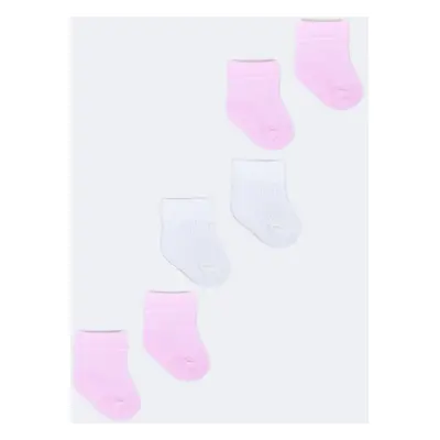 Yoclub Kids's 3Pack Girl's Socks SKA-0009U-0000-003