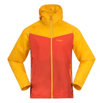 Pánská bunda Bergans Microlight Jacket Brick/Light Golden Yellow