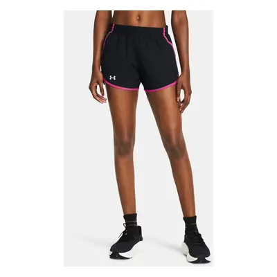 Under Armour Kraťasy UA Fly By 3'' Shorts-BLK - Dámské