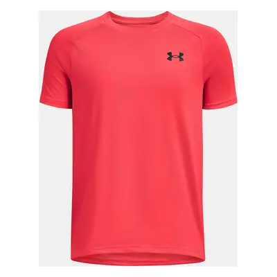 Under Armour Tričko UA Tech 2.0 SS-RED - Kluci