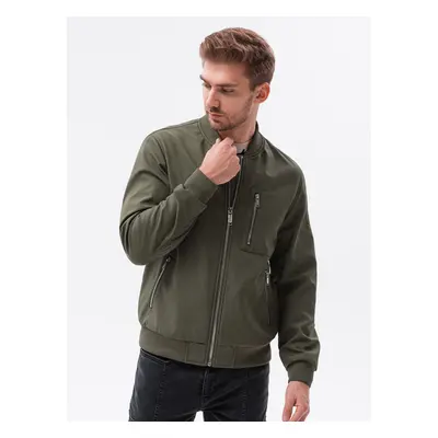 Ombre Clothing Men's mid-season bomber jacket