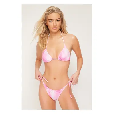 Trendyol Tie-dye Tie Triangle Regular Bikini Set