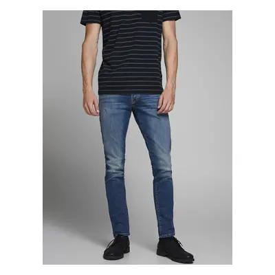 Modré slim fit džíny Jack & Jones Glenn - Pánské