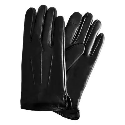 Semiline Woman's Women Leather Antibacterial Gloves P8207