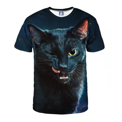 Aloha From Deer Unisex's Black Cat tričko TSH AFD007