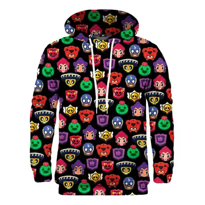 Mr. GUGU & Miss GO Unisex's Brawlers Hoodie H-K2220