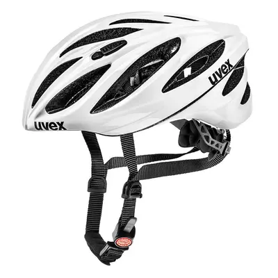 Cyklistická helma Uvex Boss Race bílá, (52-56 cm)