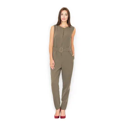 Figl Woman's Jumpsuit M488 Olive