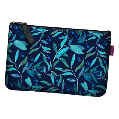 Bertoni Unisex's Pocket Cosmetic Bag Oleander Navy Blue