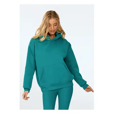 DKaren Woman's Sweatshirt Oseye Marine Green