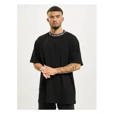 DEF Basic Rib T-Shirt černé