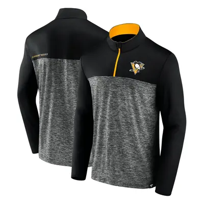 Pánská mikina Fanatics Mens Iconic Defender 1/4 Zip Pittsuburgh Penguins