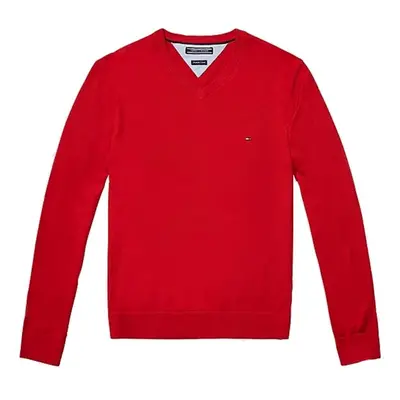 Sweater - TOMMY HILFIGER PACIFIC V-NK red