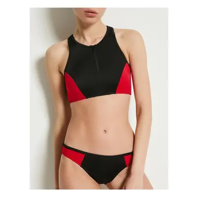 Koton Color Block Bikini Top