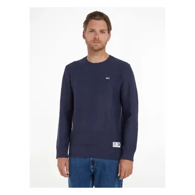 Tommy Jeans Sweater - TJM REG STRUCTURED blue