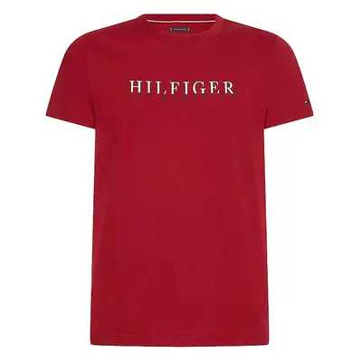 Tommy Hilfiger T-shirt - CORP GRAPHIC TEE red