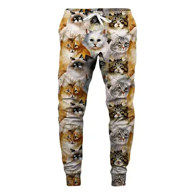 Aloha From Deer Unisex's Cat Heads Sweatpants SWPN-PC AFD026