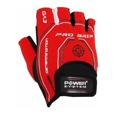 Power System Fitness Rukavice Pro Grip Evo Červené