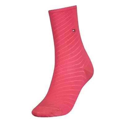 Socks - Tommy Hilfiger BIAS TRANSPARANT pack pink-red