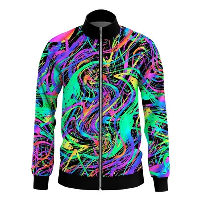 Mr. GUGU & Miss GO Man's Crazy Colours Track Jacket S-W-526