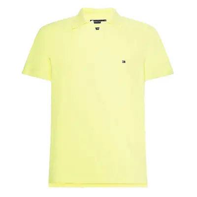 Tommy Hilfiger Polo shirt - TECH LINEN SLIM POLO yellow