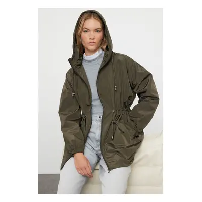 Trendyol Khaki Oversize nepromokavá pláštěnka s kapucí