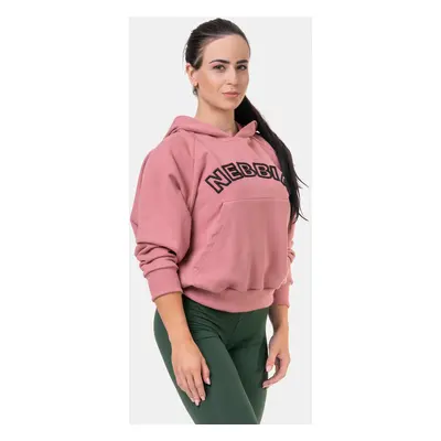 Dámská mikina Nebbia Hero Iconic Hero hoodie old rose