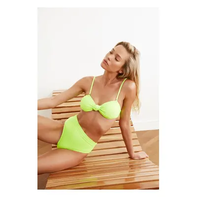 Trendyol Green Detailed Bikini bottom