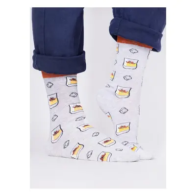 Yoclub Man's Cotton Socks Patterns Colors SKA-0054F-H500