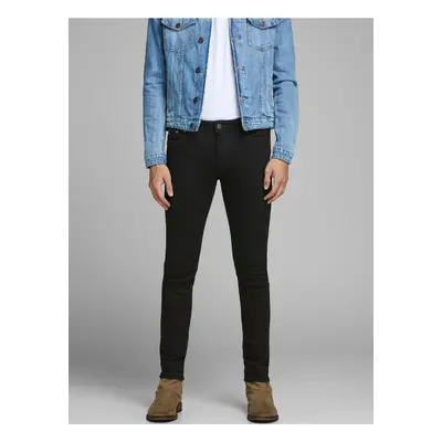 Černé pánské slim fit džíny Jack & Jones Liam - Pánské