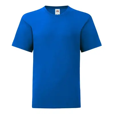 Blue children's t-shirt in combed cotton Fruit of the Loom