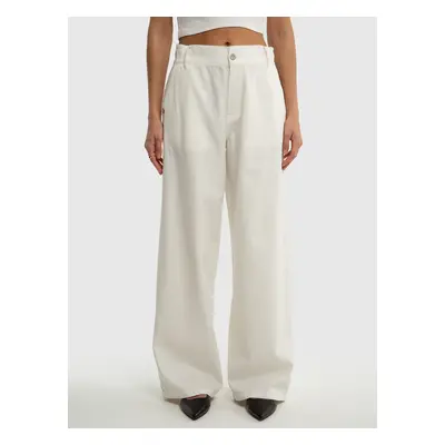 Big Star Woman's Wide Trousers Non Denim