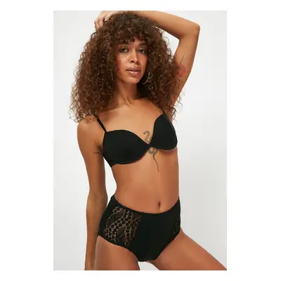 Trendyol Bikini Bottom - Black - Plain