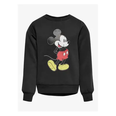 Černá holčičí mikina ONLY Mickey - Holky