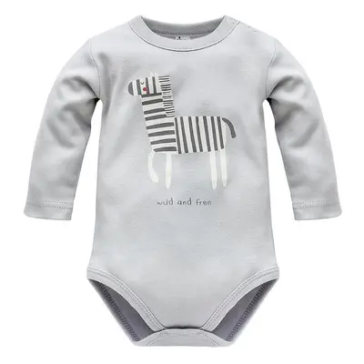 Pinokio Kids's Wild Animals Longsleeve Bodysuit