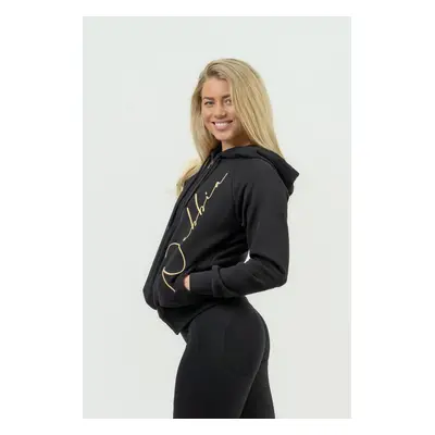 NEBBIA Women's sports hoodie INTENSE Signature Gold/gold