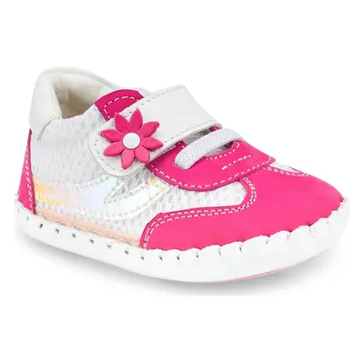 Polaris 512237.i White First Step Girl Sneaker