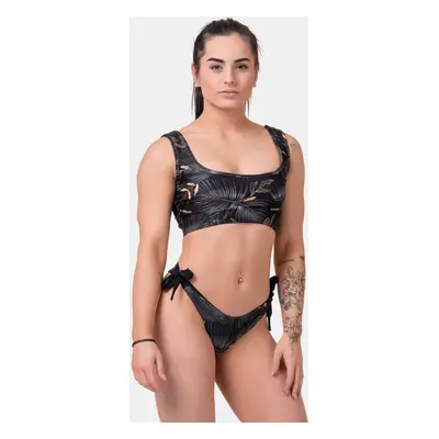 Dámské plavky Nebbia Miami sporty bikini - top volcanic black