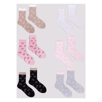 Yoclub Kids's Girls' Socks 6-Pack SKA-0129G-AA00